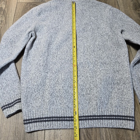 Mens Daniele Blasi Sweater Size Large Pullover 1/4 Zip Wool Blend Made In Italy - Picture 8 of 9